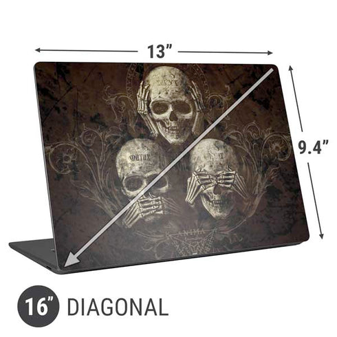 Alchemy Carta No Evil Universal Laptop 16in (13 x 9.4in) Skin